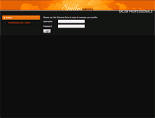 Tablet Screenshot of admin.studiosalons.net